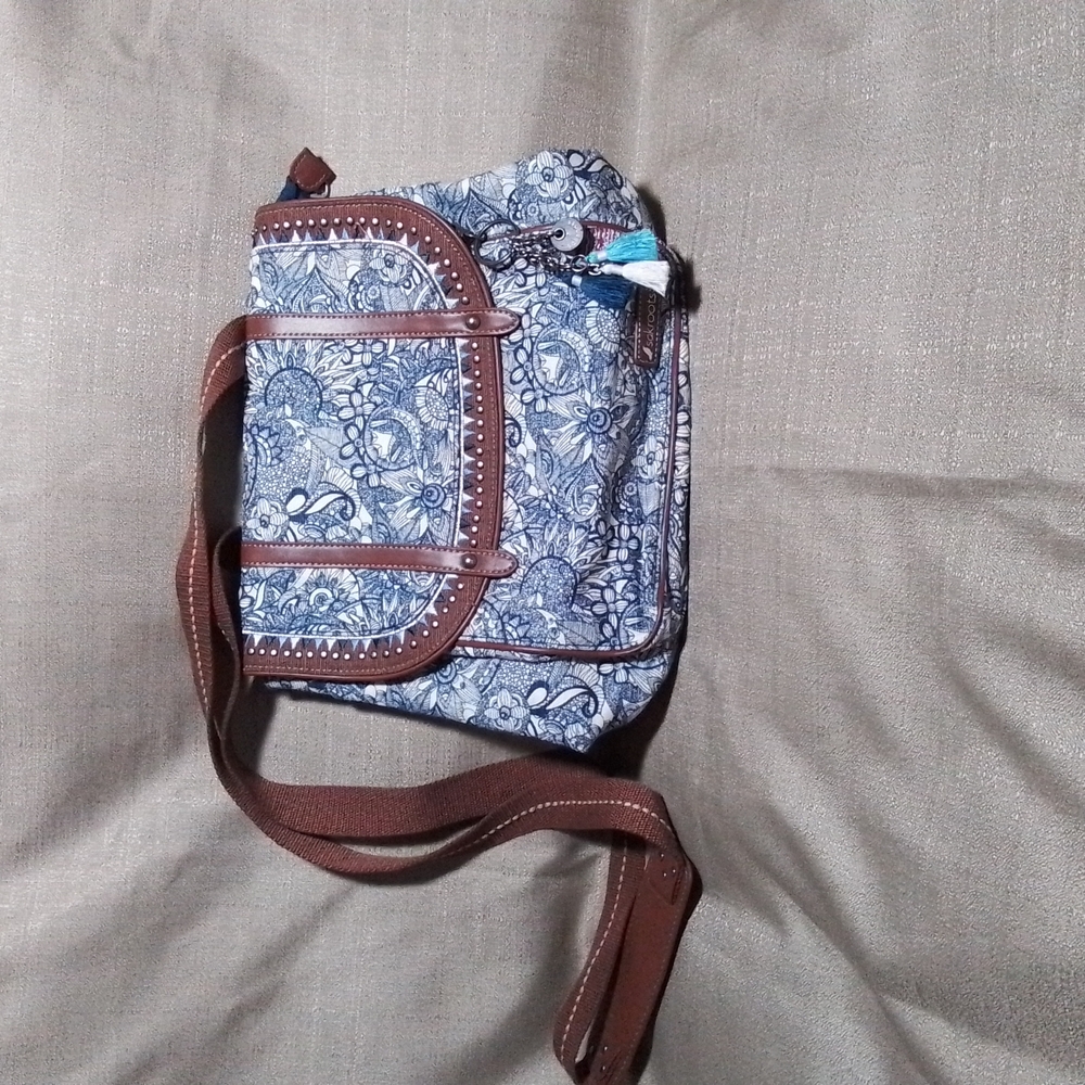 Sakroots Blue Convertible Backpack Or Crossbody Purse.